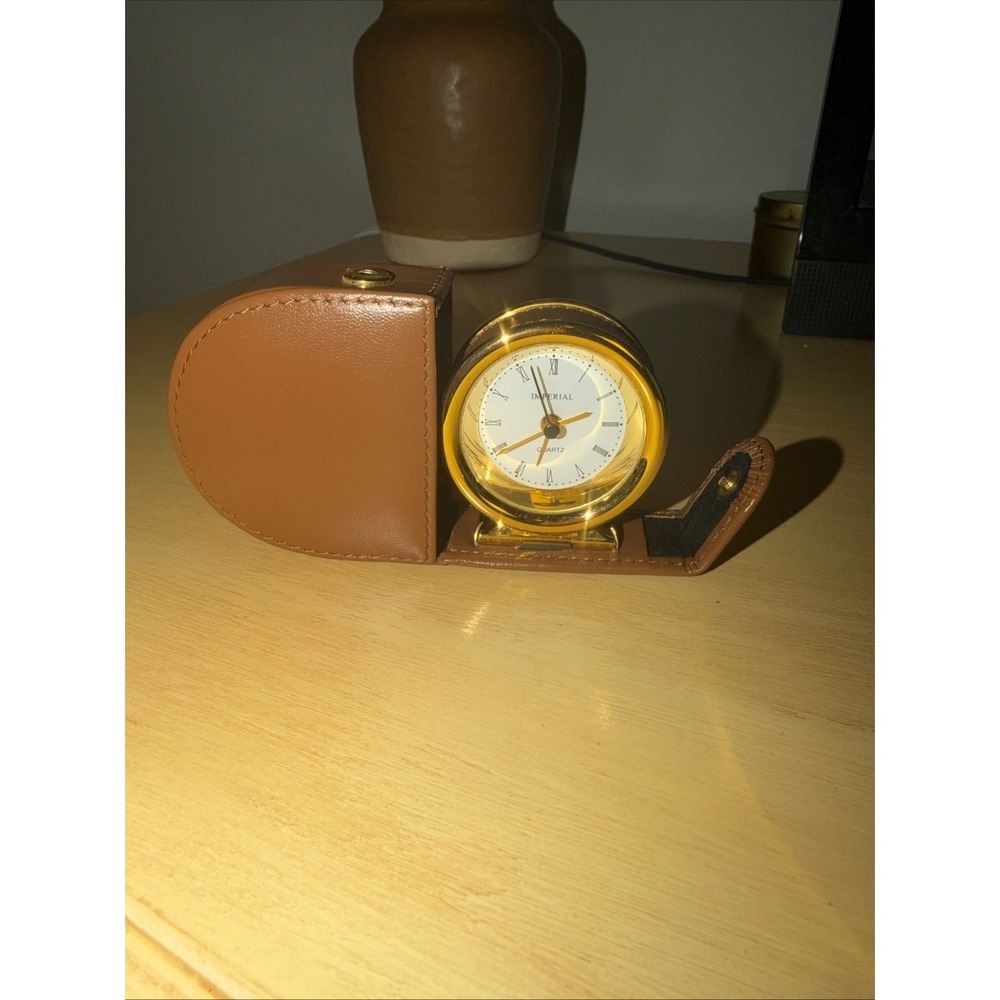 Imperial Quartz Travel Alarm Clock